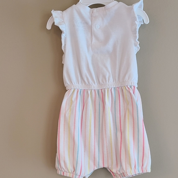 Mini Heroes "I'm so magical" unicorn short romper - Picture 2 of 5